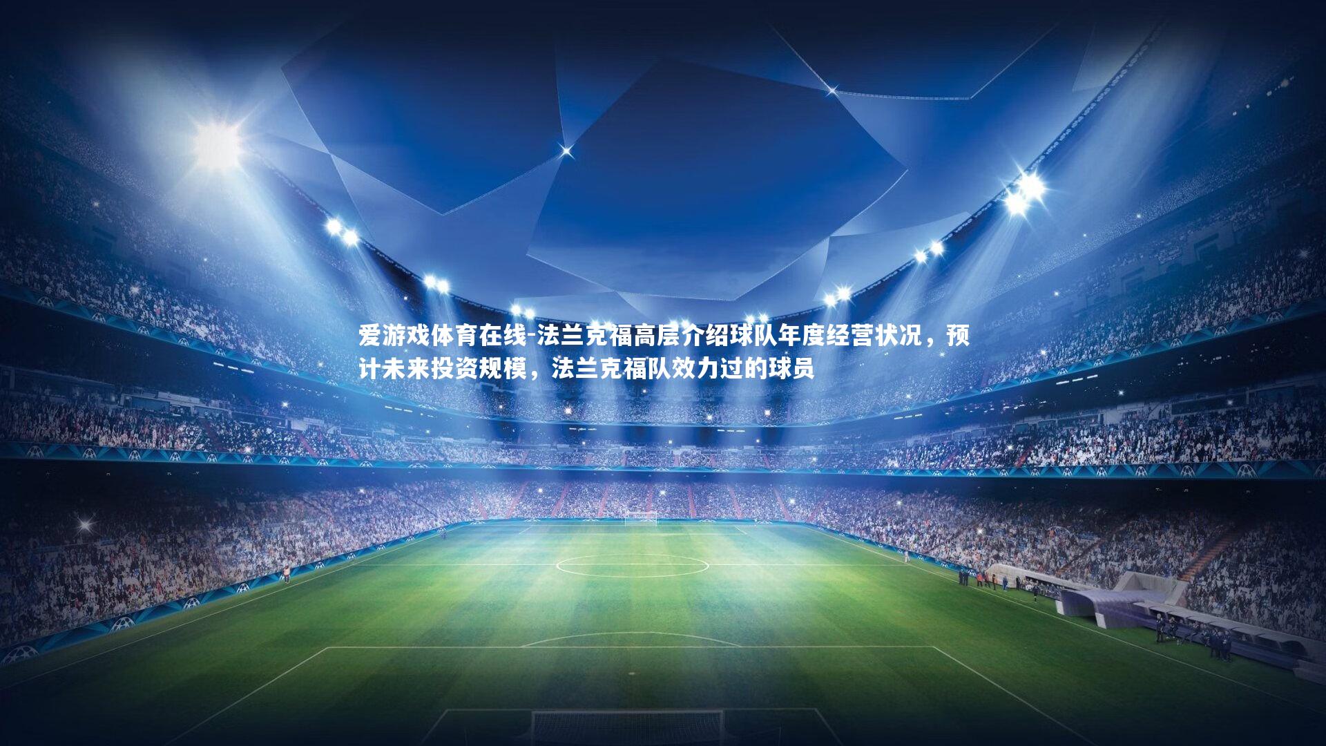 爱游戏体育在线-法兰克福高层介绍球队年度经营状况，预计未来投资规模，法兰克福队效力过的球员